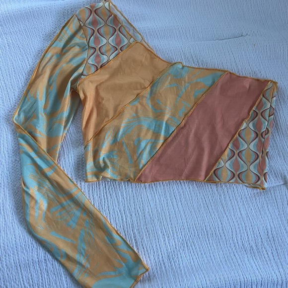 NWT Princess Polly Otis One Shoulder Top (Size 8) - Picture 5 of 7